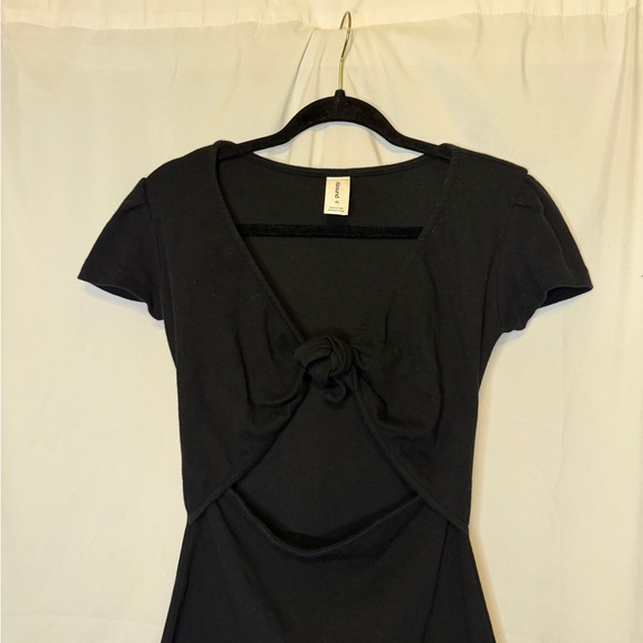 Abound Black Mini Dress with Knot Detail - Picture 3 of 3